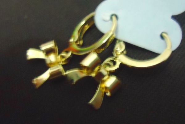 Argola folheada a Ouro